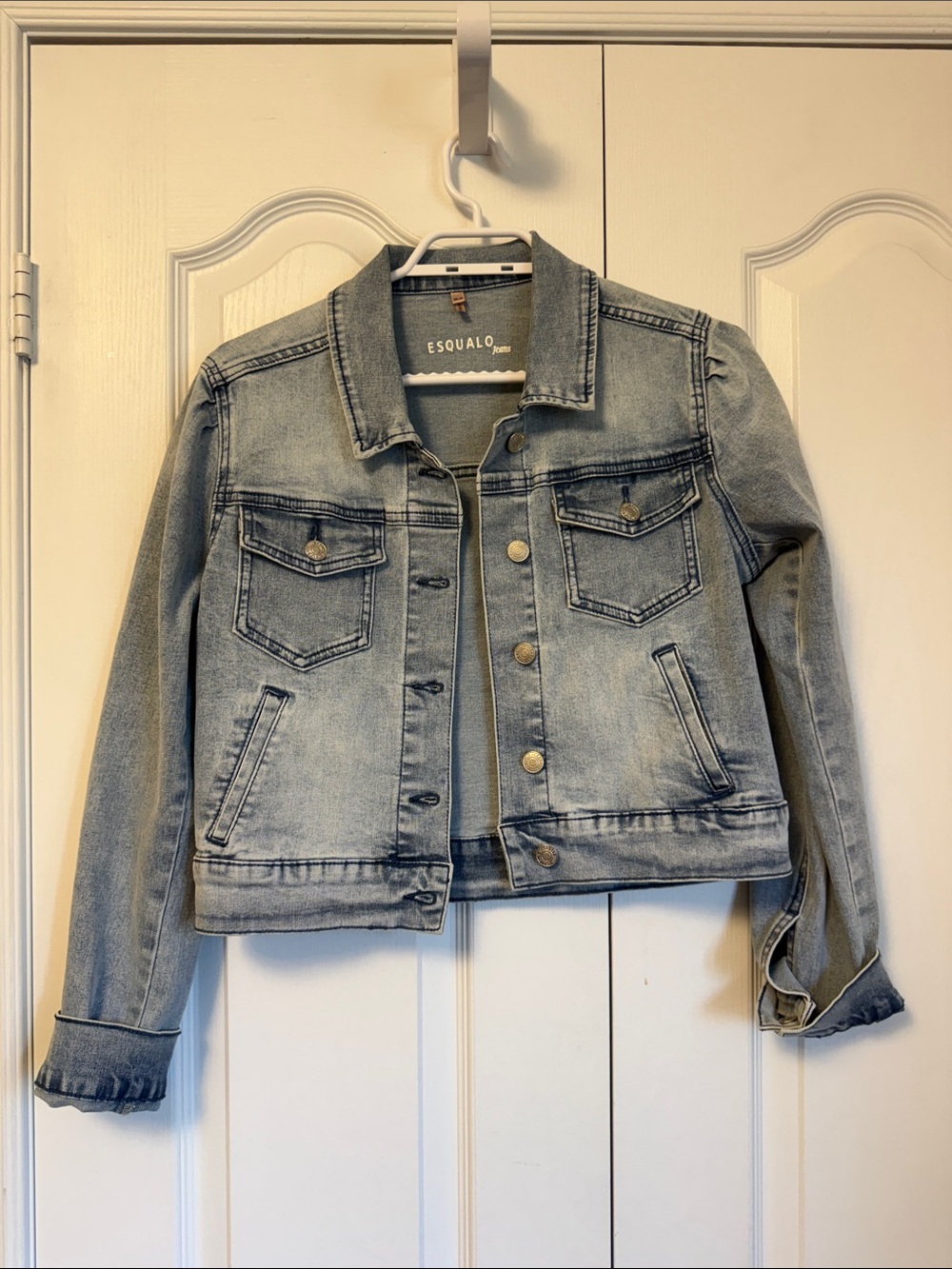 ESQUALO Light Wash Denim Jacket - Picture 5 of 9